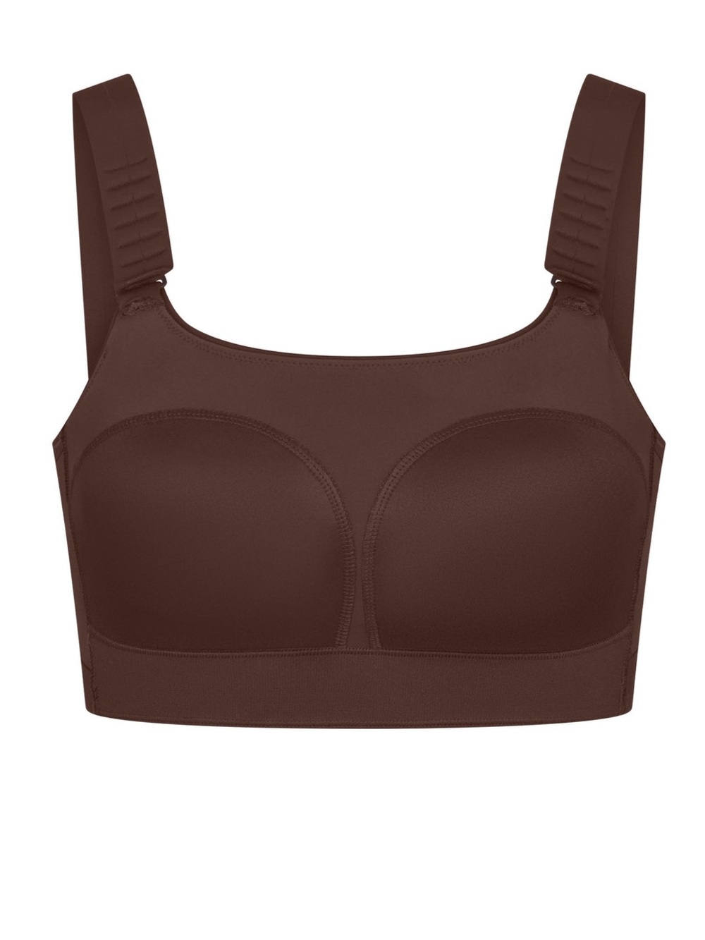 Nike Skims Matte Wide Strap Sports Bra Dark Sepia - Picture 8 of 9